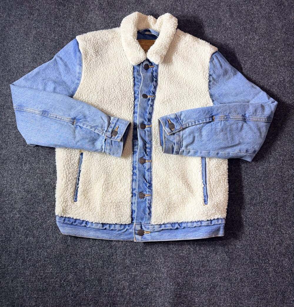 Levi's Sherpa Panel Trucker Jacket Size S So Sheepy